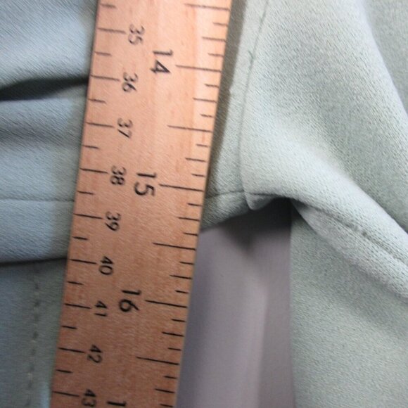 Calvin Klein Women Sleeveless Jumpsuit 14 Green Belted Cropped Casual Luxury 716 - Picture 13 of 15
